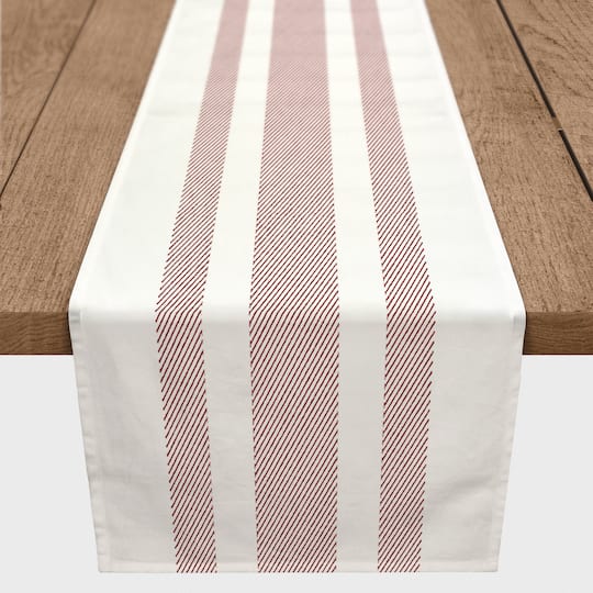 Textured Stripes Indoor/Outdoor Table Runner